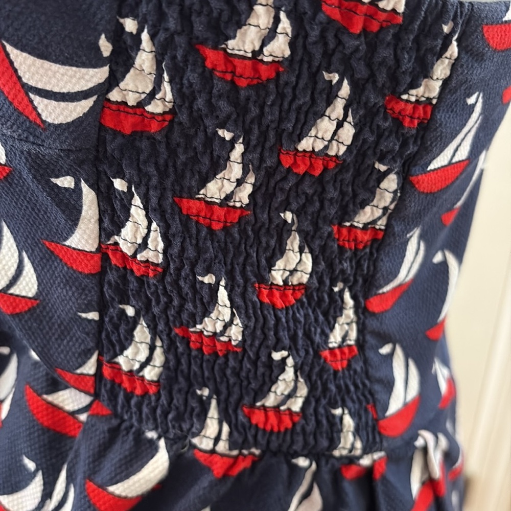 Anthropologie Postmark Windward Halter Dress w/ Nautical Theme. Size 4. - Picture 9 of 13